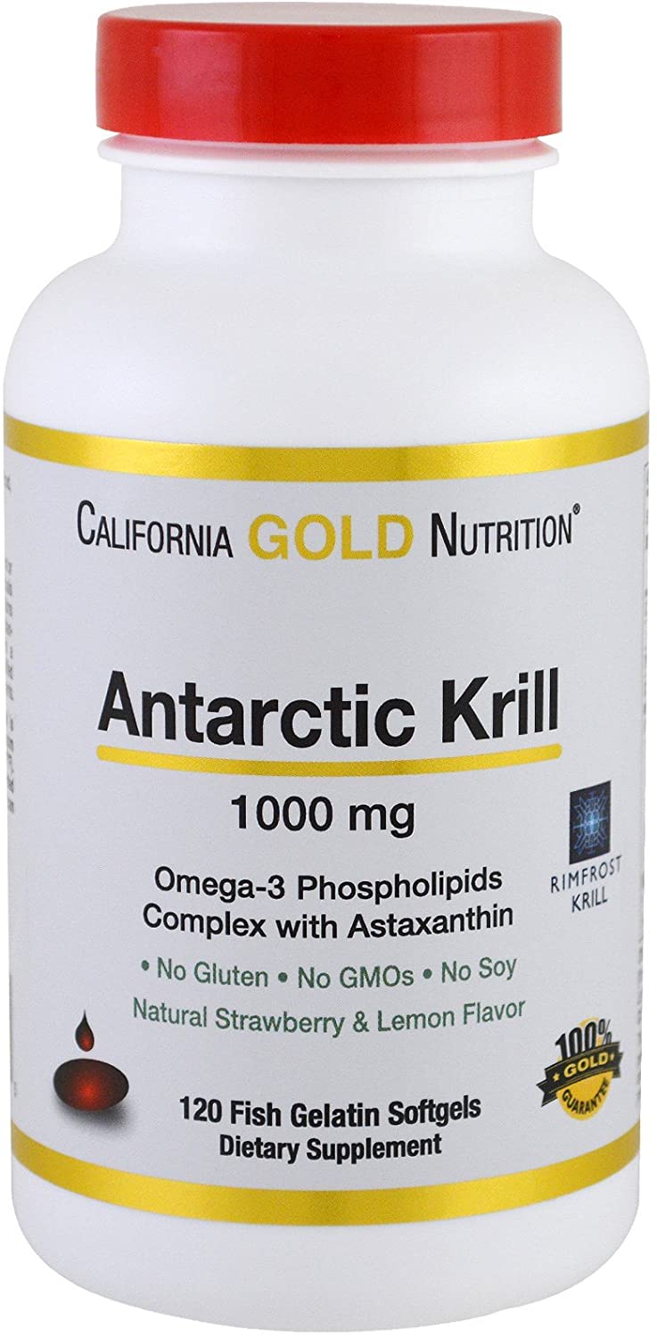 

Специальный продукт California Gold Nutrition RIMFROST Antarctic Krill Oil with Astaxanthin 1000 мг 120 капсул (4384303674)