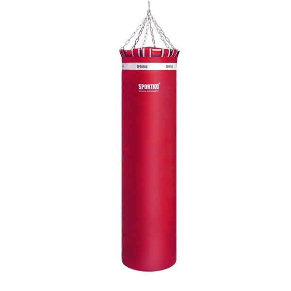 

Боксерский мешок SPORTKO МП-156 ПВХ 150 см/60 см/100 кг красный