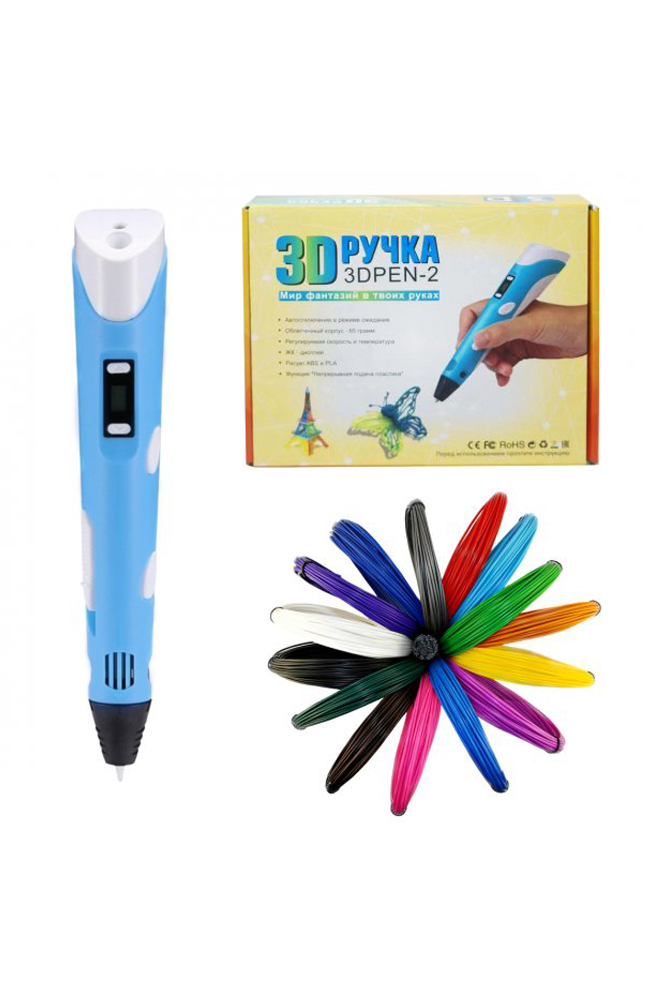 

3D-РУЧКА 3D Pen 2 синій (SKT000556740)