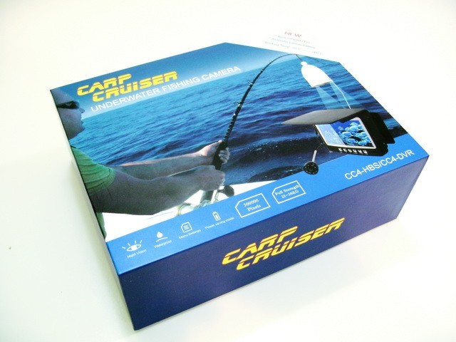 

Подводная видеокамера CARP CRUISER СC4-HBS HD для зимней рыбалки 4.3" монитор, шнур15 м, подсветка 8 ик диодов