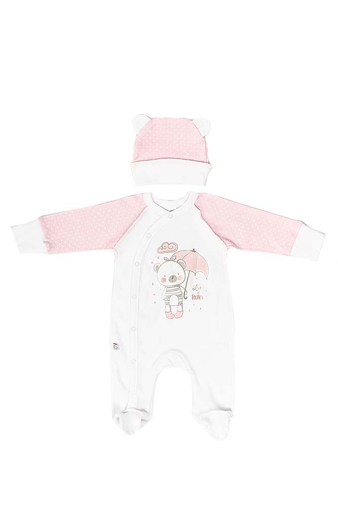 

Комбінезон яслі з шапочкою "Umbrella" MARIO KIDS 62 рожевий (SKT000556929)