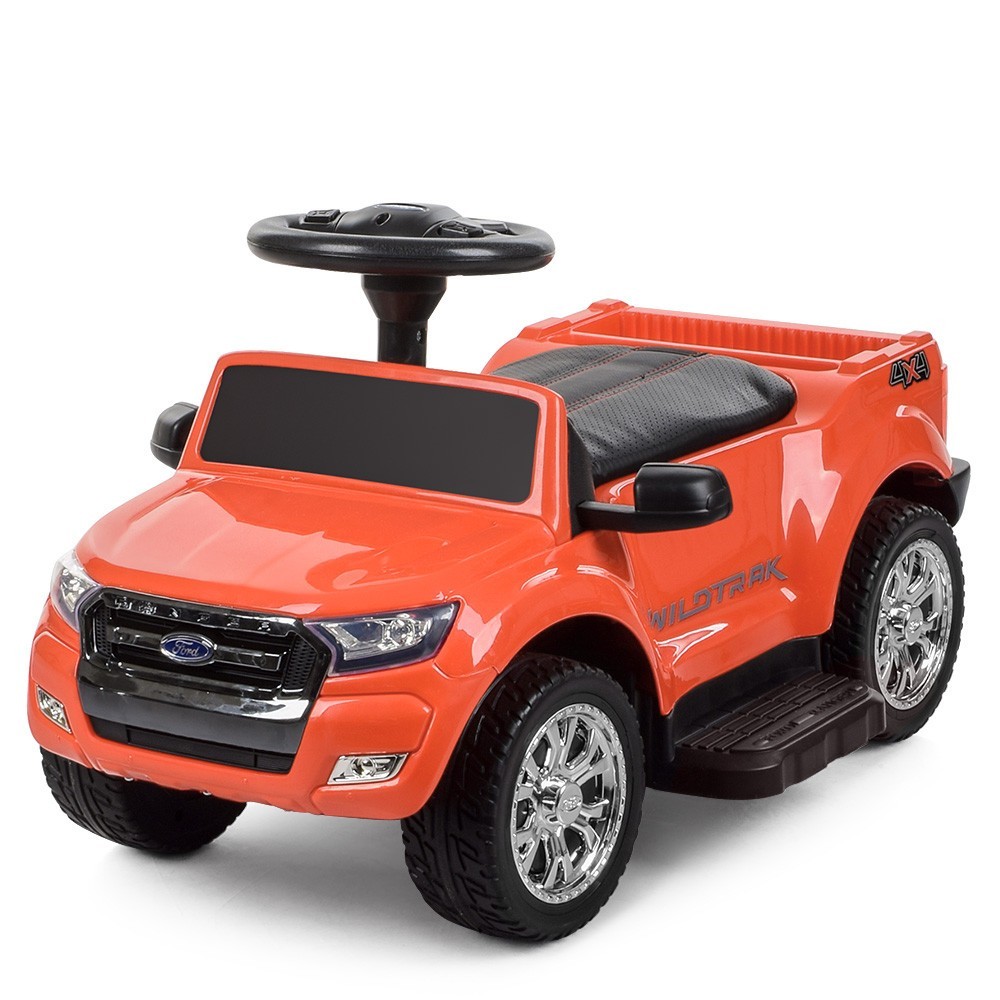 

Детский электромобиль FORD RANGER каталка толокар с родительской ручкой оранжевый Bambi