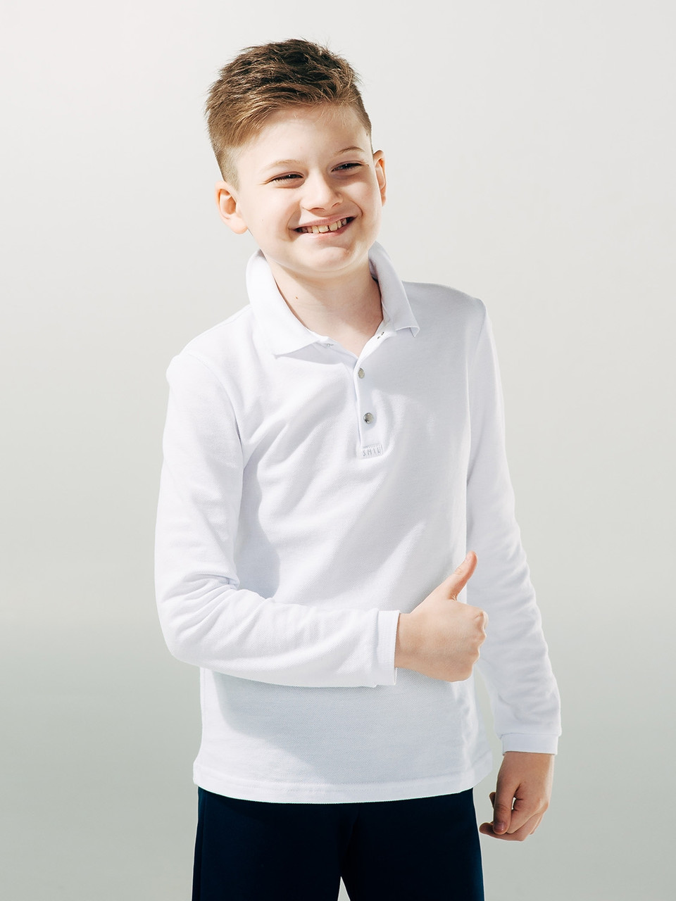 

Поло для мальчика SMIL белый 158