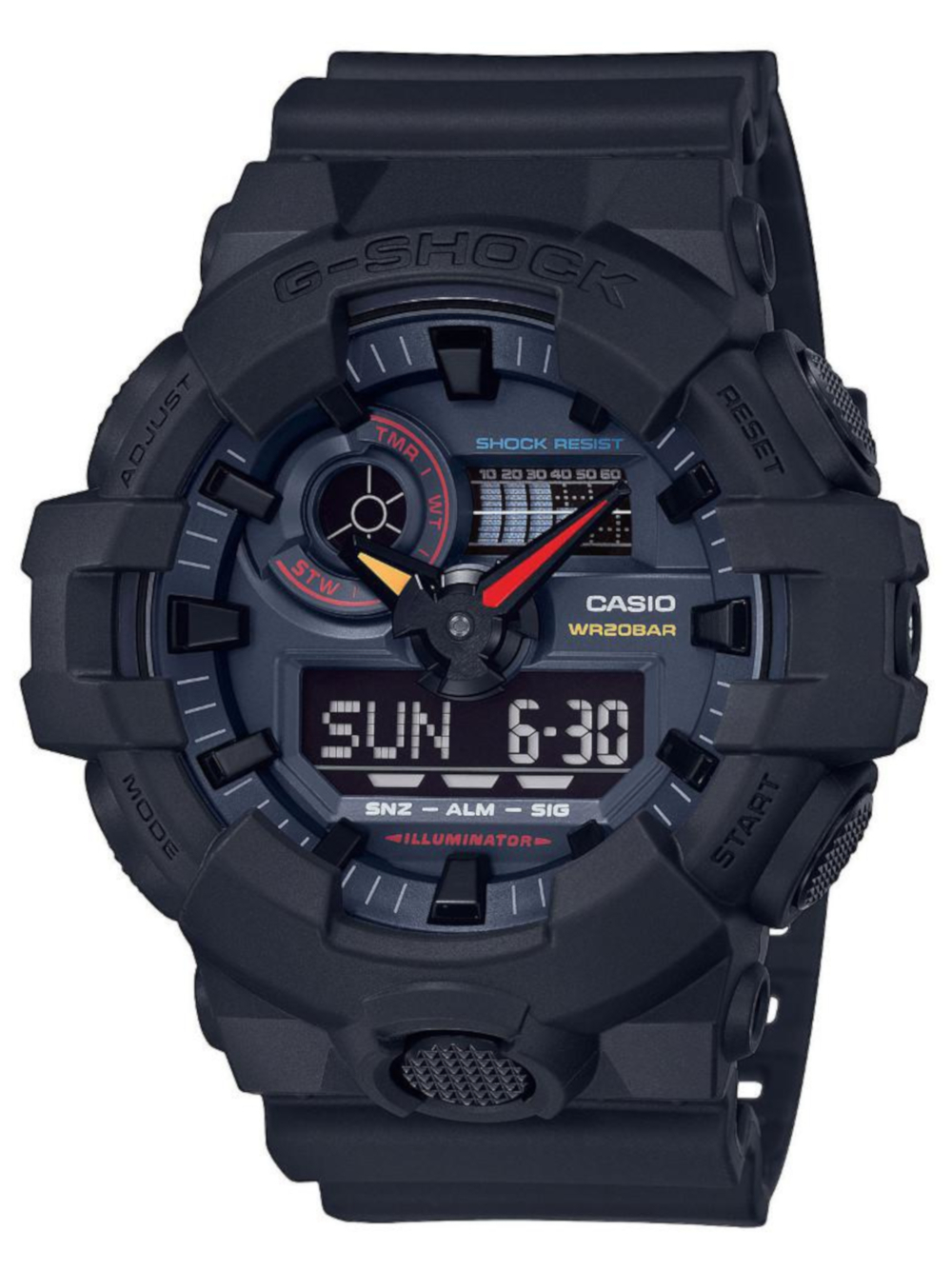 

Часы Casio GA-700BMC-1AER G-Shock 53mm 20ATM