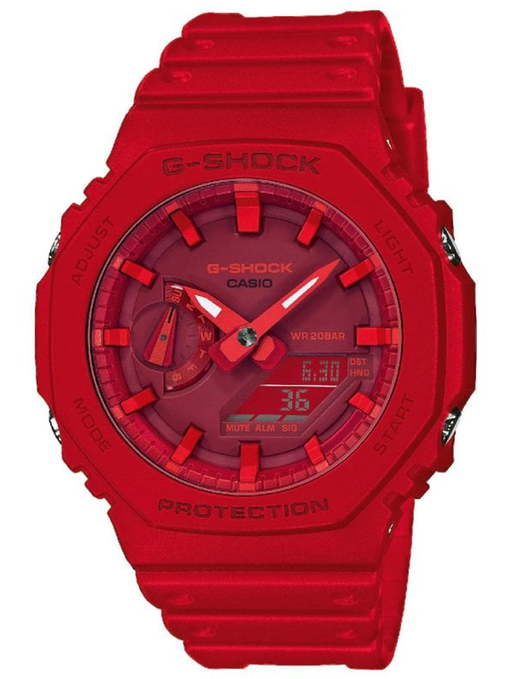 

Часы Casio GA-2100-4AER G-Shock 45mm 20ATM