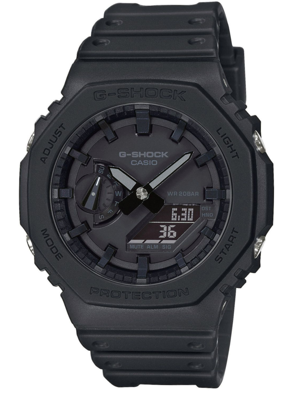 

Часы Casio GA-2100-1A1ER G-Shock 45mm 20ATM
