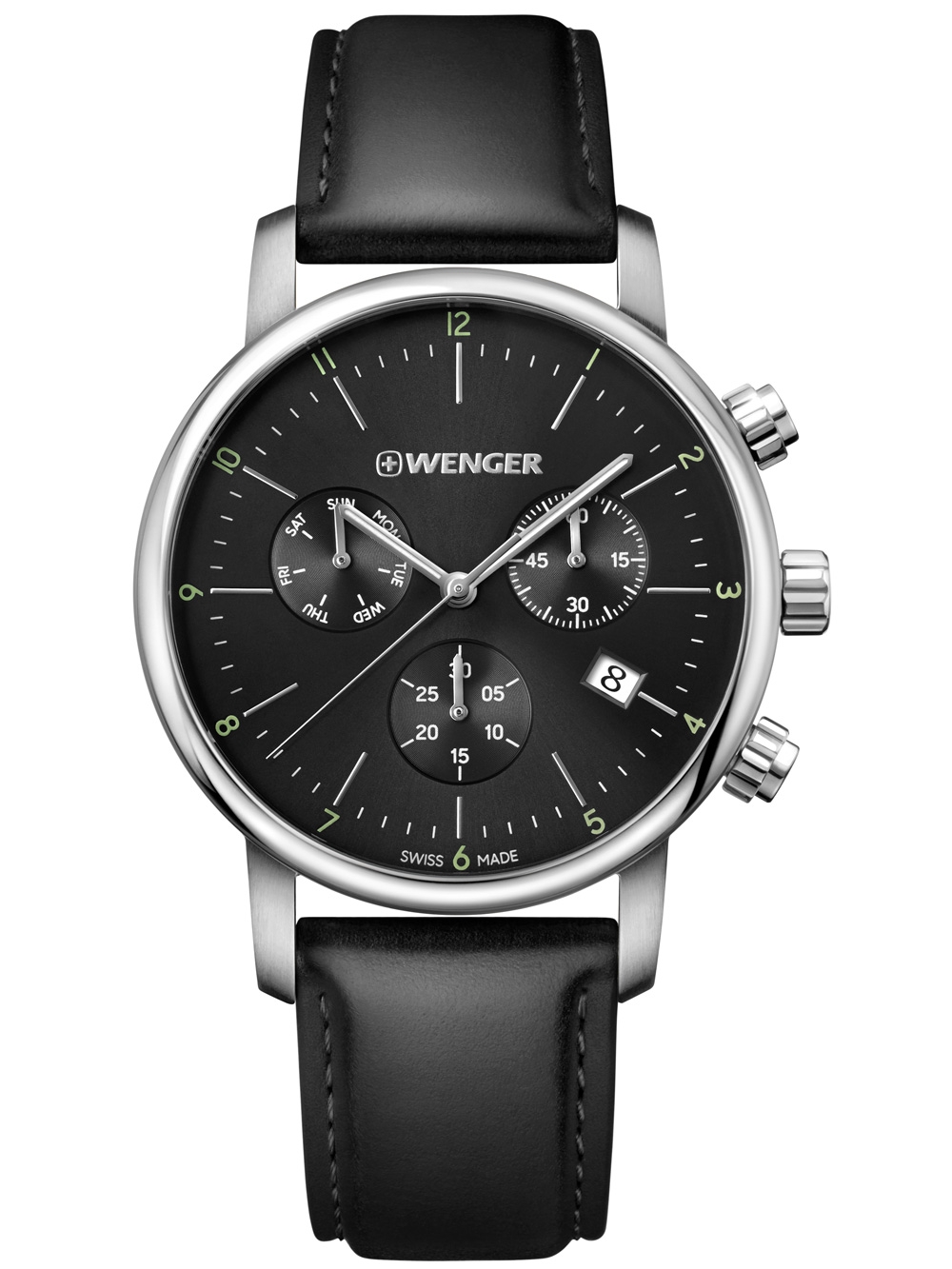 

Часы Wenger 01.1743.102 Urban Classic Chronograph 44mm 10ATM