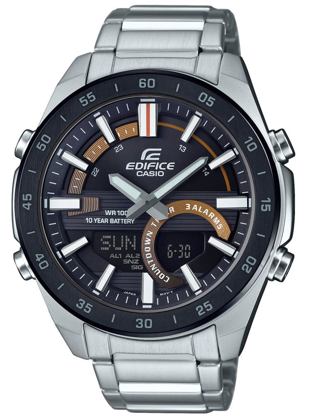 

Часы Casio ERA-120DB-1BVEF Edifice Ana-Digi Chronograph 47mm 10ATM