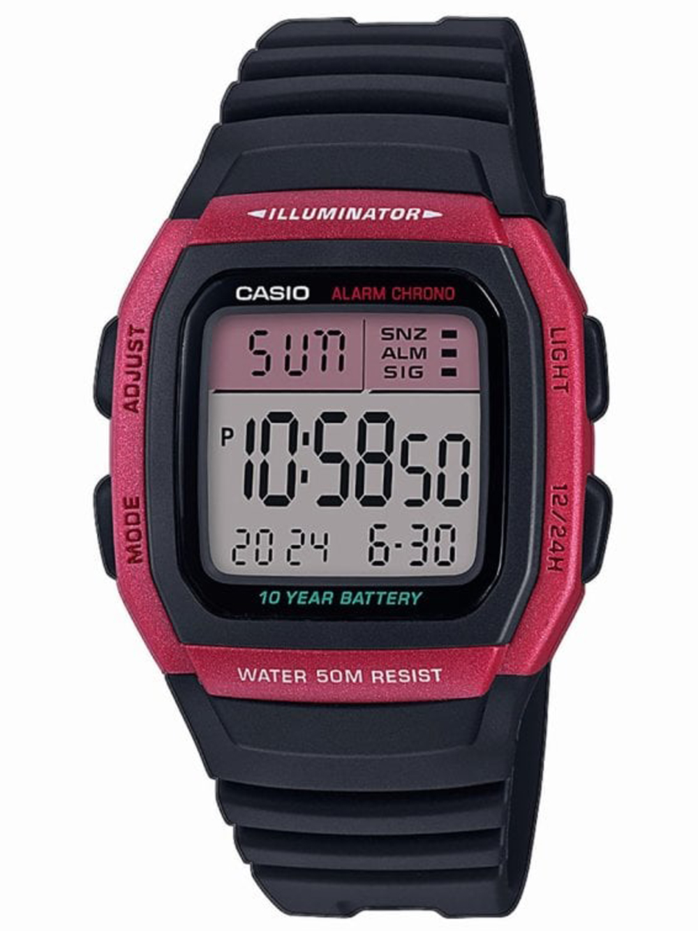 

Часы Casio W-96H-4AVEF Collection Herren 36mm 10ATM