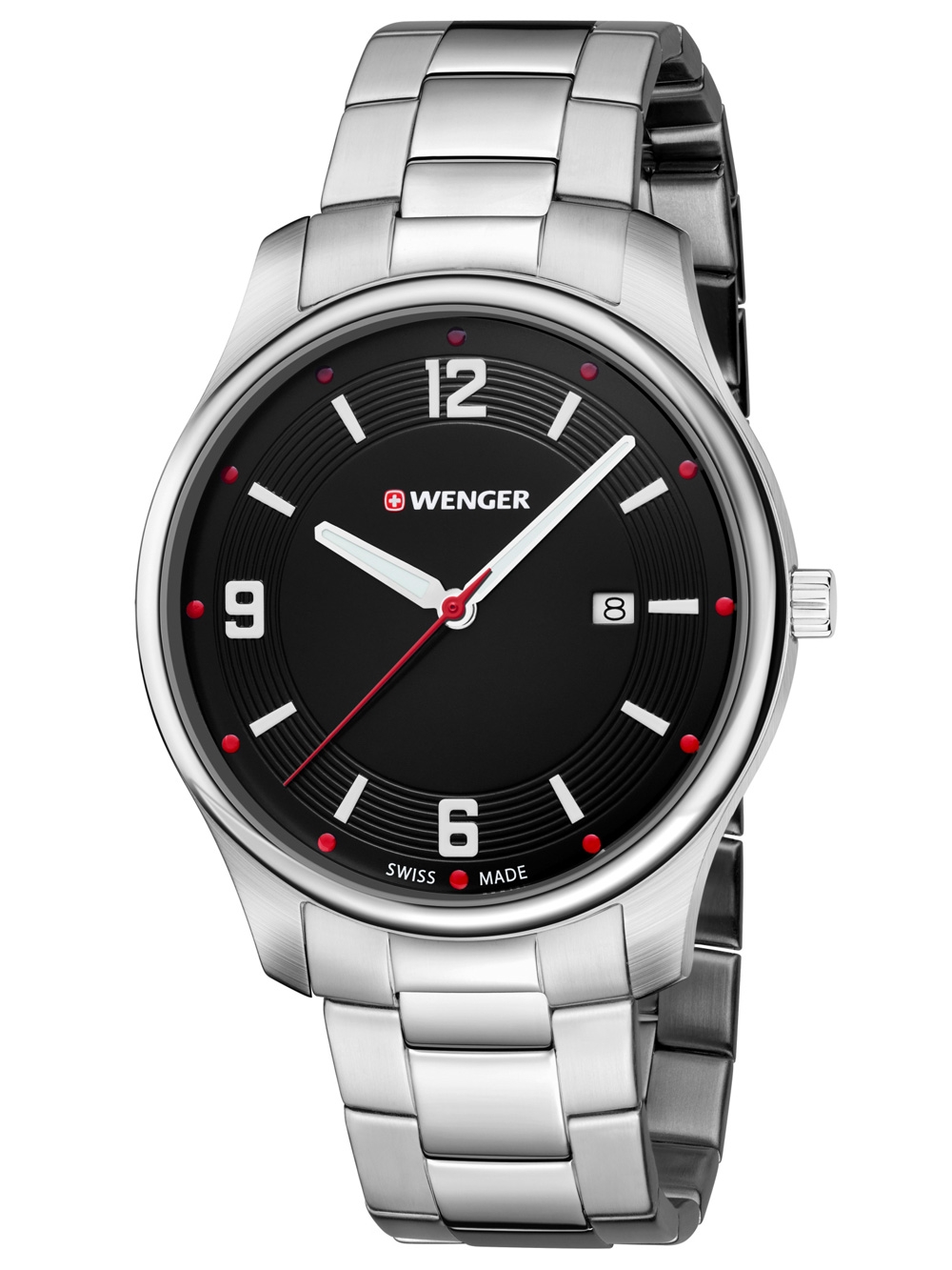 

Часы Wenger 01.1441.110 City Active Herren 43mm 3ATM