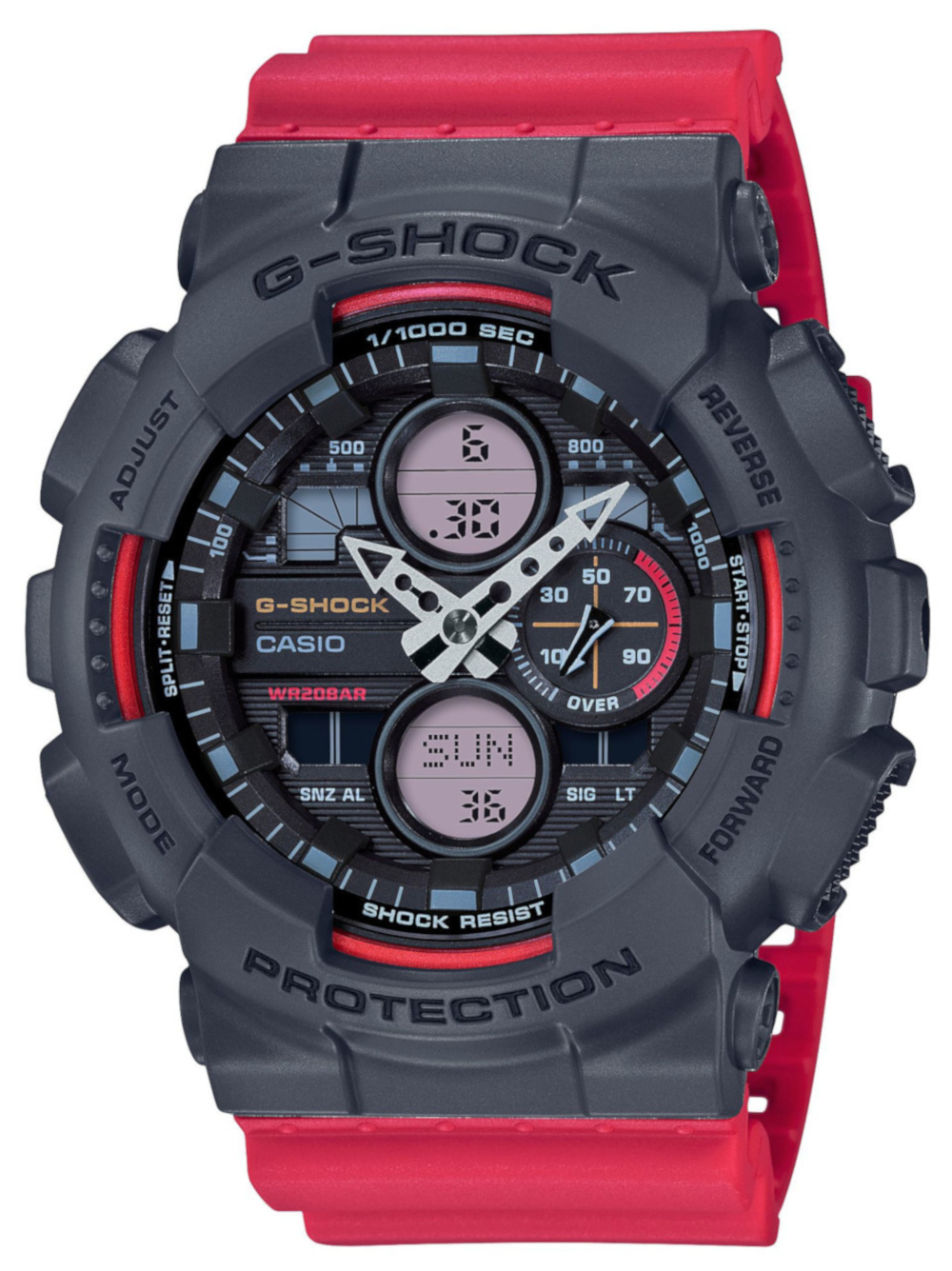 

Часы Casio GA-140-4AER G-Shock 51mm 20ATM