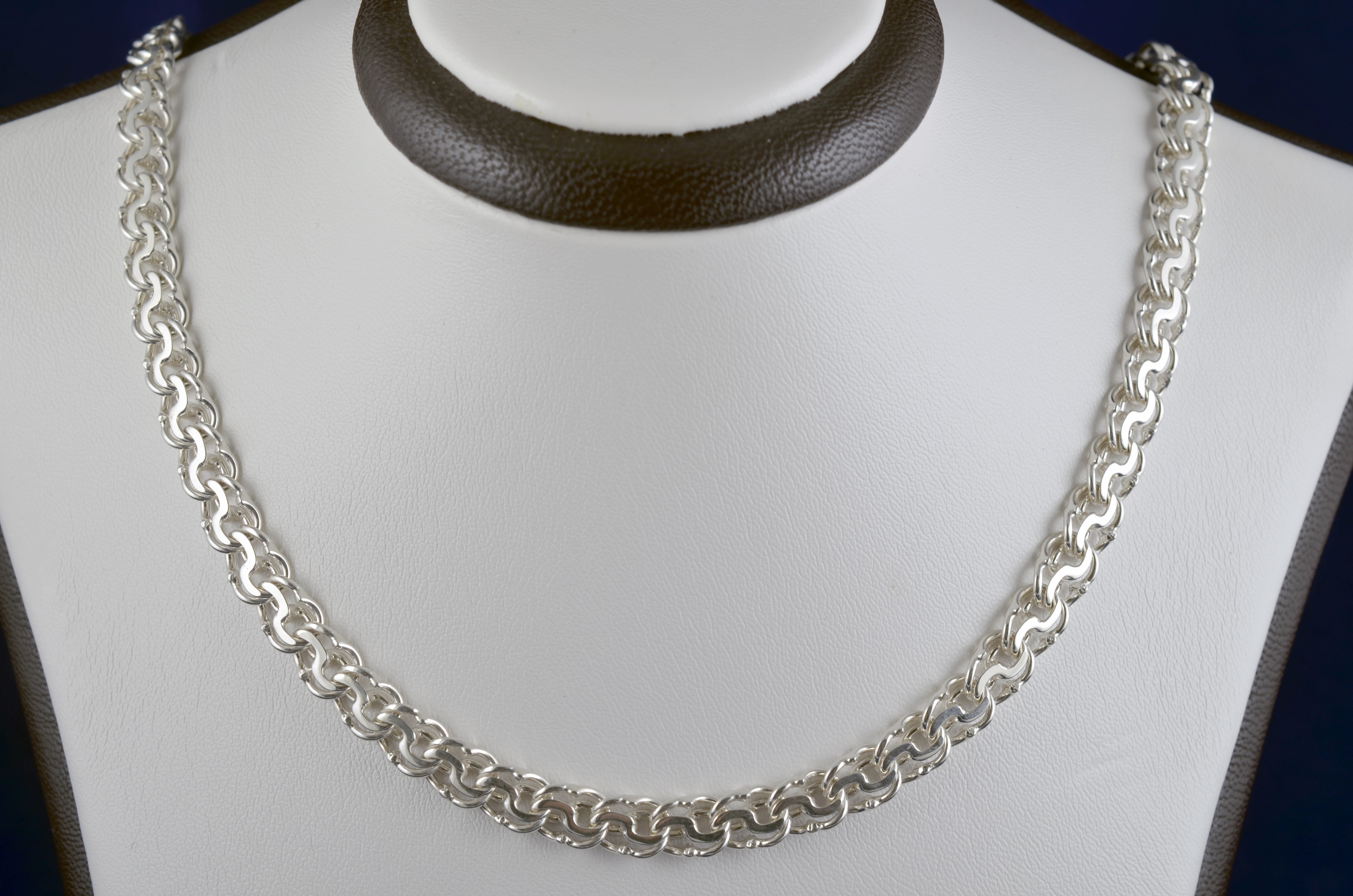 

Серебряная цепочка Meridian 925 пробы плетение "Молния" 70 размер (5013/11700)