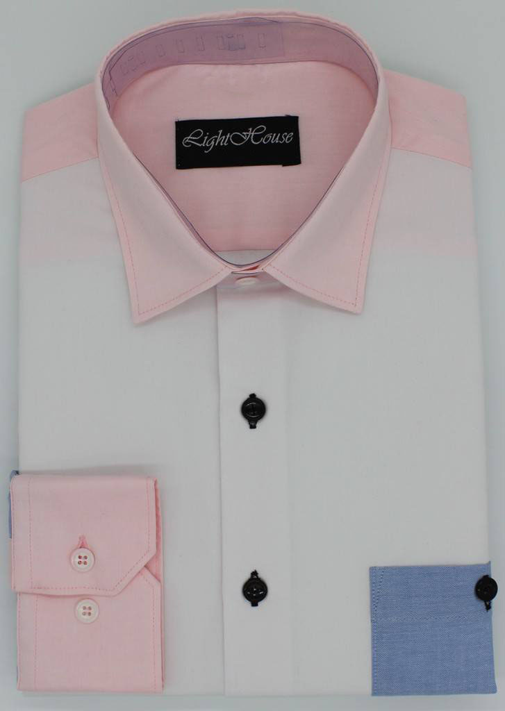 

Сорочка Lighthouse /170-176 (slim-fit) біла з голубими рукавами та кишенею, рожевим коміром та манжетами (14117-3, Сорочка Lighthouse 38/170-176 (slim-fit) біла з голубими рукавами та кишенею, рожевим коміром та манжетами (14117-3)