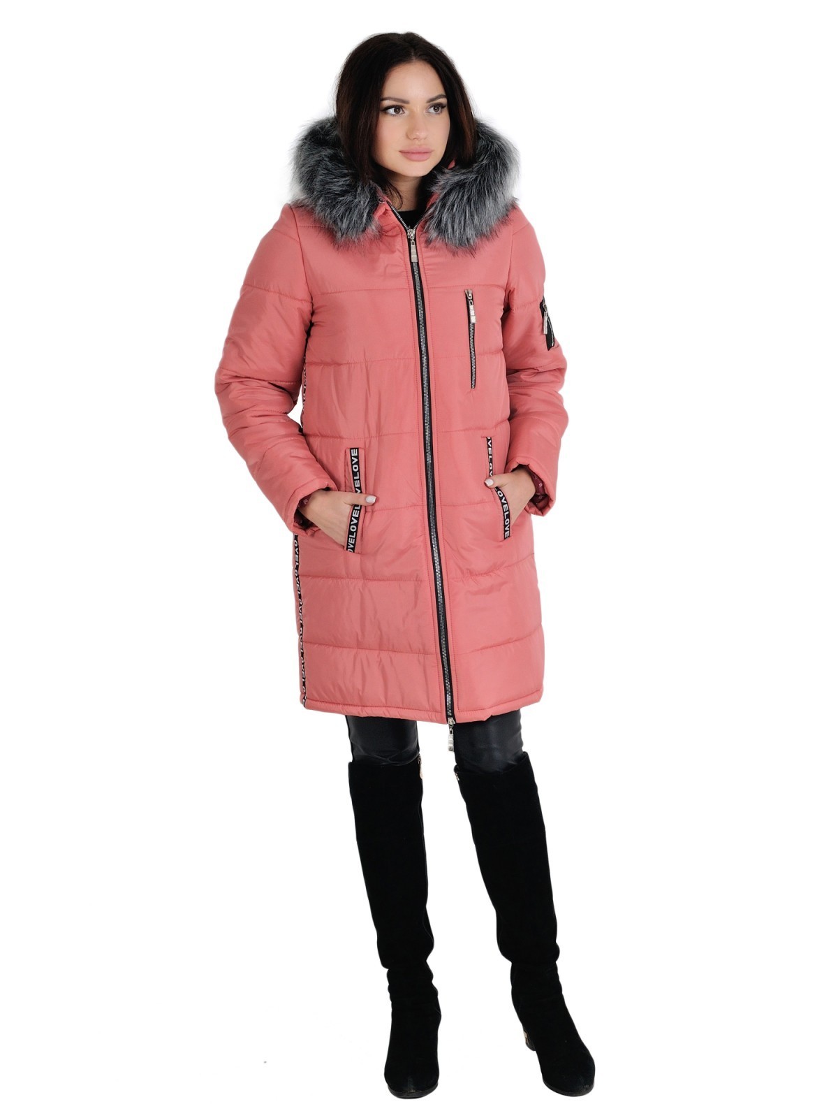 

Куртка зимняя San-A-Belle Love XL () терракотовый, Куртка зимняя San-A-Belle Love XL (48) терракотовый