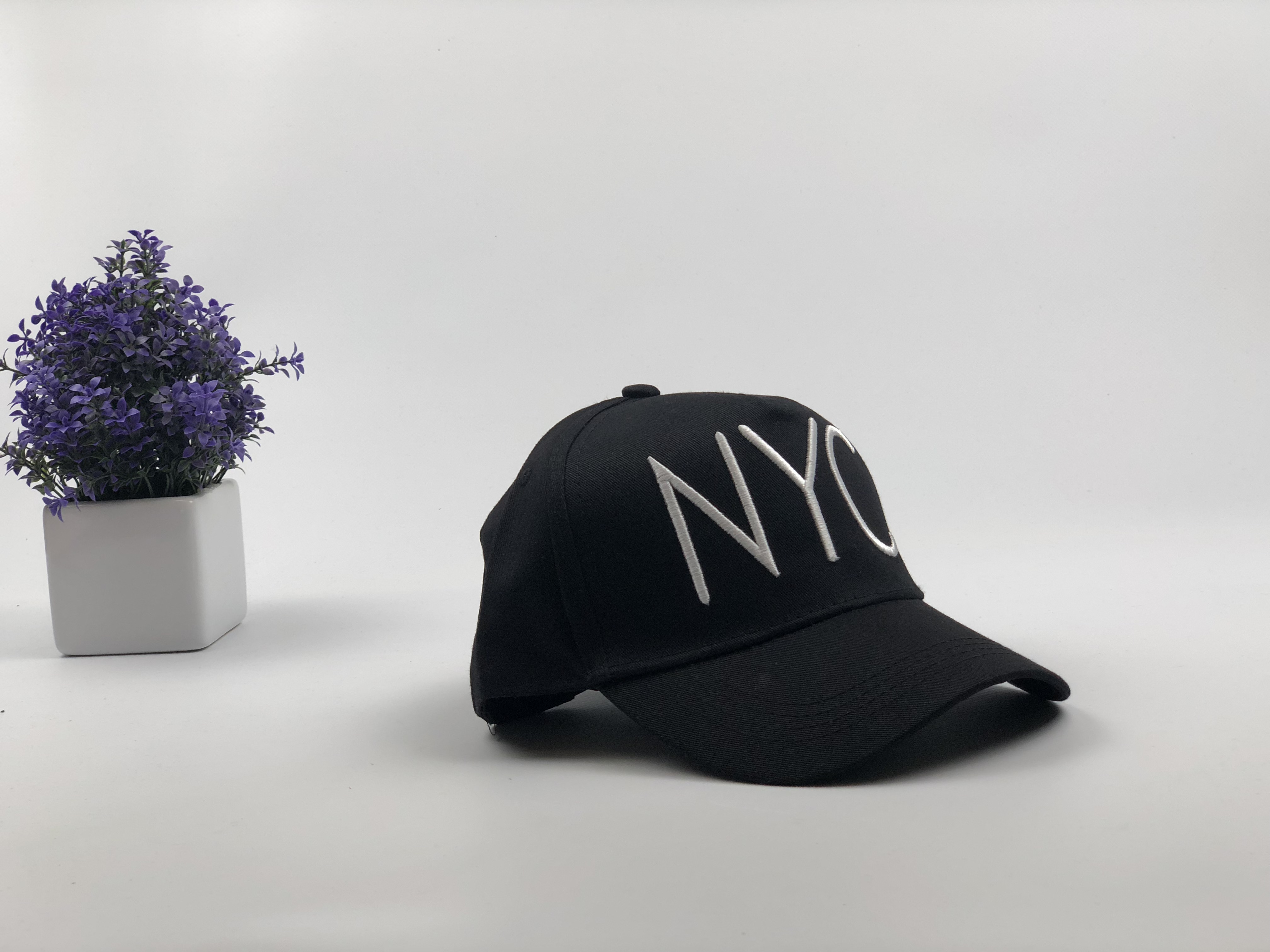 

Кепка Бейсболка Мужская Женская City-A с надписью NYC Черная