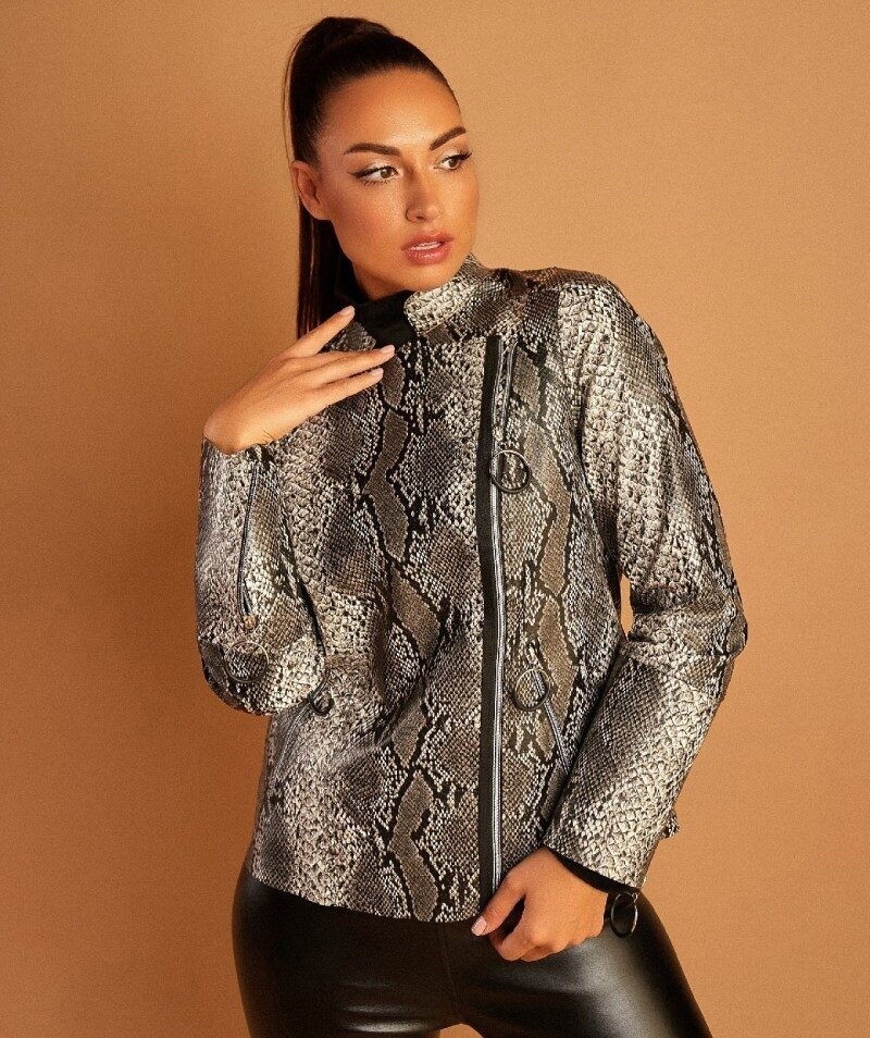 

Куртка -косуха Aolong питон из искусственной кожи р. 014938, Куртка -косуха Aolong питон из искусственной кожи р.50 014938