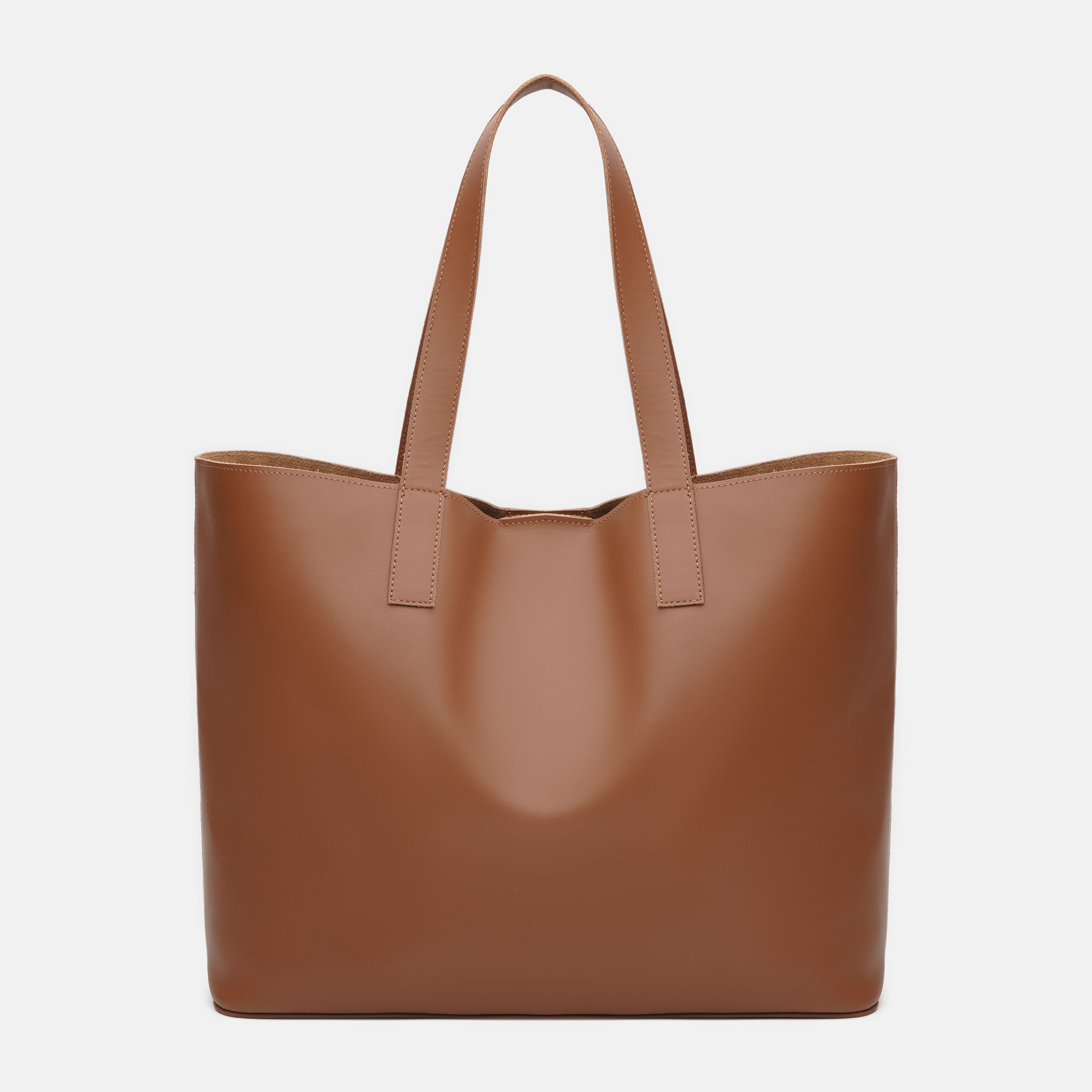 

Сумка женская кожаная Kachorovska Shopper Bag 2-L0552 Карамельная