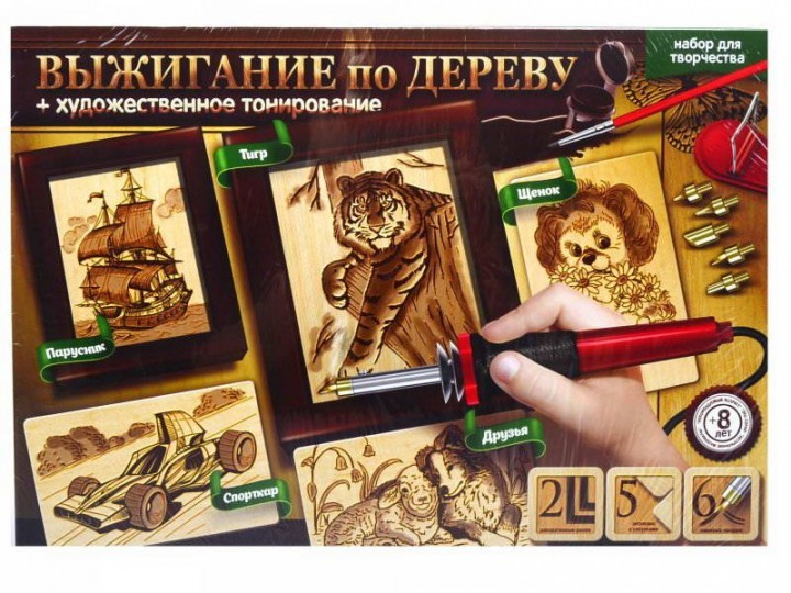 

Набор для выжигания по дереву для детей