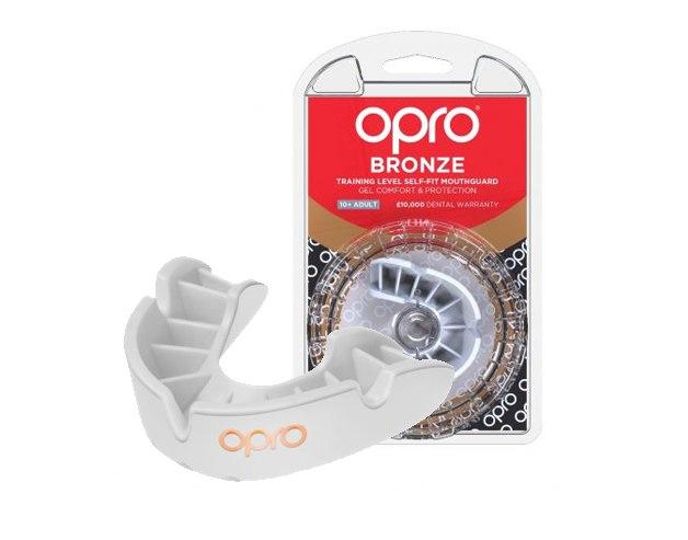 

Капа боксерская OPRO Bronze While