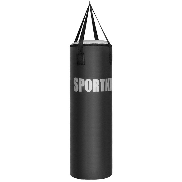 

Боксерский мешок SPORTKO ПВХ 110 см/35 см/20-25 кг черный