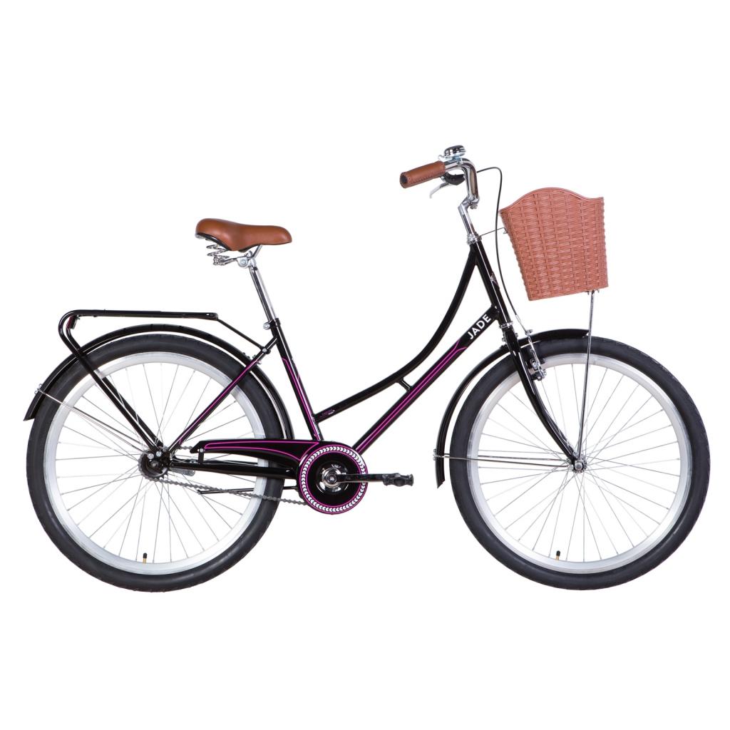 

Велосипед Дорожник 26" JADE рама-17" 2021 Black/Pink (OPS-D-26-142)