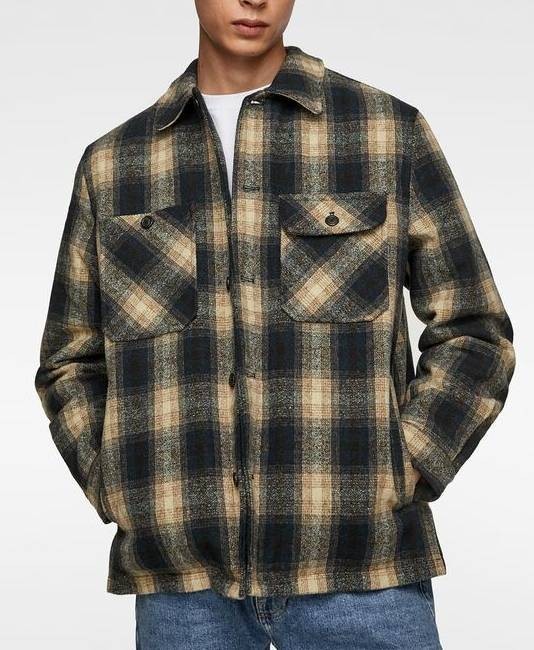

Рубашка Zara в клетку M (0701 351 800)