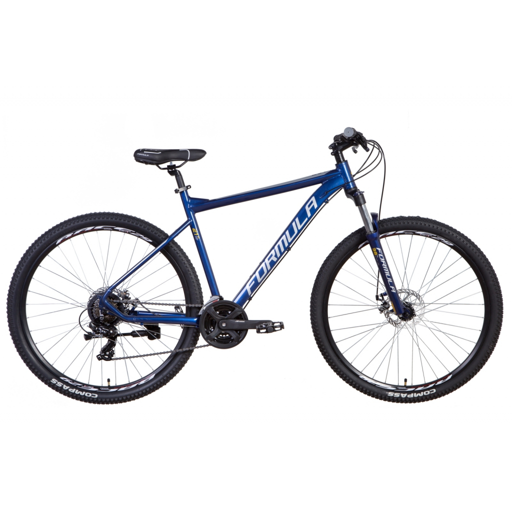 

Велосипед Formula 29" F-1 AM DD рама-21" 2021 Blue/Silver (OPS-FR-29-133)