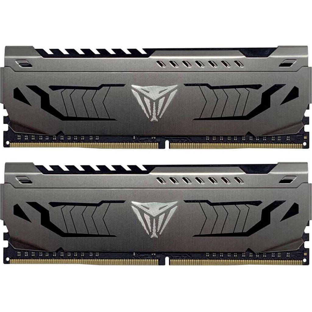 

Модуль памяти для компьютера DDR4 16GB (2x8GB) 3733 MHz Viper Steel Gray Patriot (PVS416G373C7K)