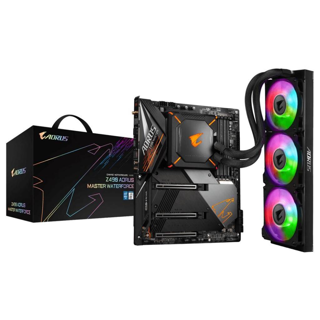 

Материнская плата Gigabyte Z490 AORUS MASTER WATERFORCE (Z490 AORUS MASTER WF)