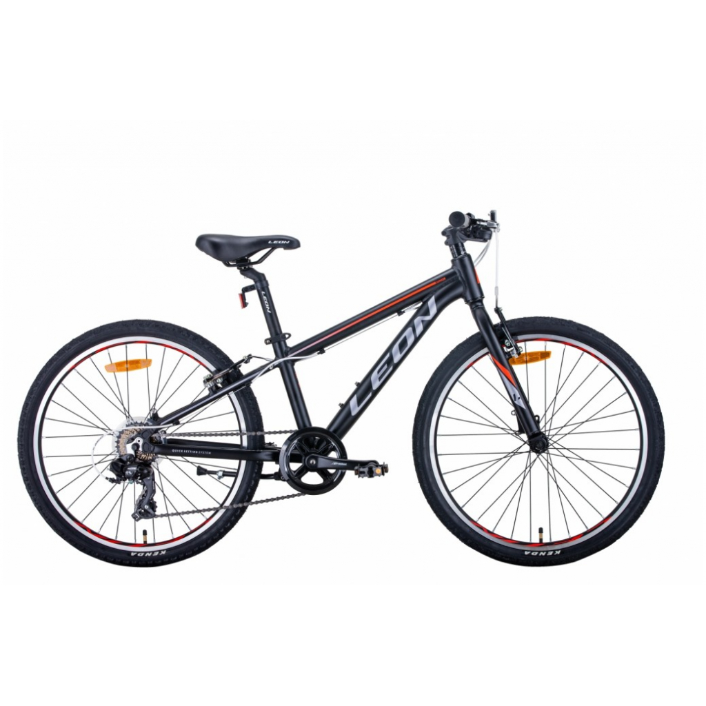 

Велосипед Leon 24" JUNIOR рама-12" 2021 Black/Orange (OPS-LN-24-063)