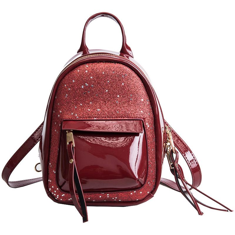 

Женский рюкзак Briana Paillettes Red