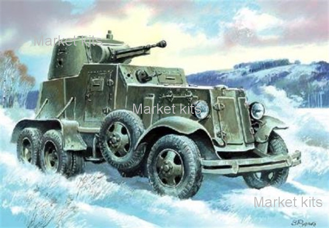 

UM365 BА-9 Soviet armored vehicle 1:72 UNIMODELS (UM365)