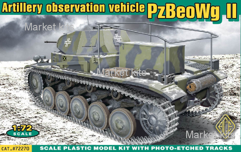 

PzBeoWg II Германский командирский танк 1:72 ACE (ACE72270)