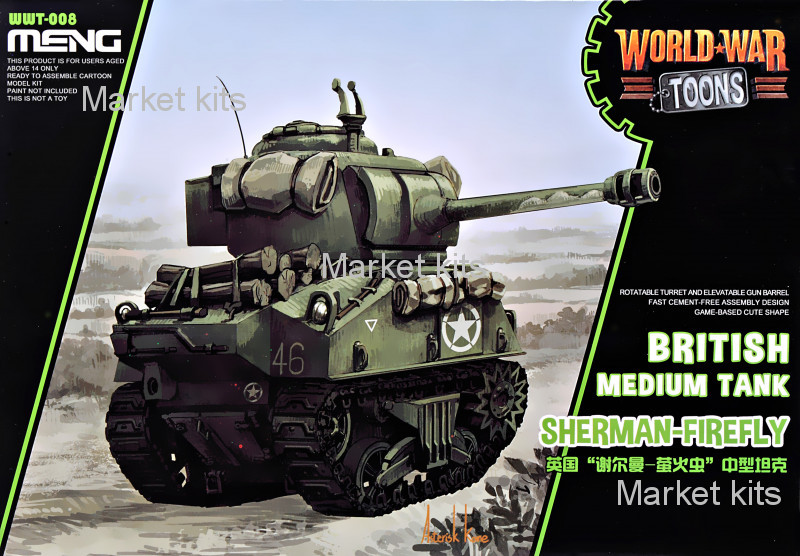 

Британский средний танк Sherman Firefly (World War Toons series) Meng (MENG-WWT008)