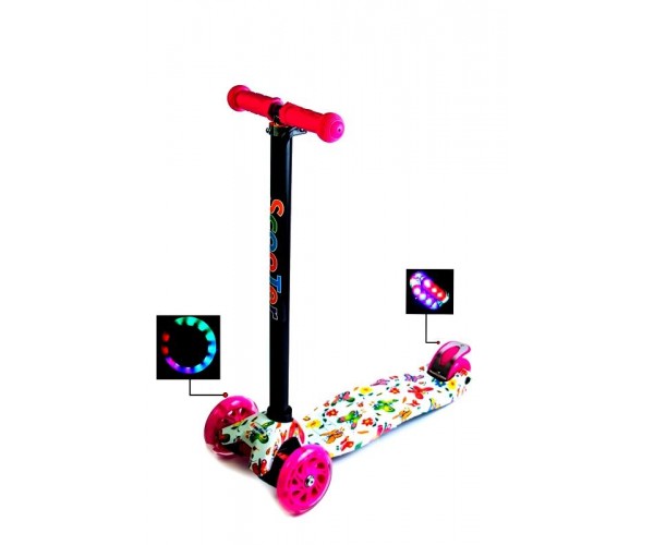 

Самокат Scooter Maxi с рисунками, Butterfly