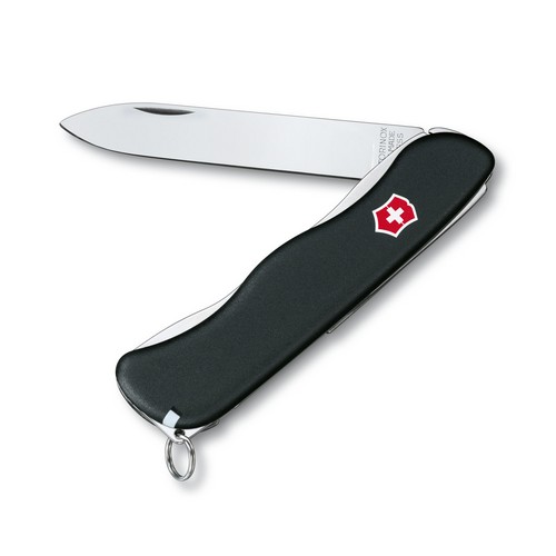 

Складной нож Victorinox SENTINEL 111мм/4функ/черн.мат /lock Vx08413.3