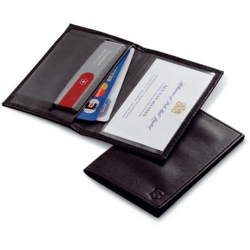 

Чехол Victorinox кож.черн для SwissCard Vx40873.L