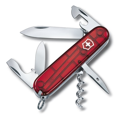 

Складной нож Victorinox SPARTAN 91мм/12функ/крас.прозр /штоп (блистер) Vx13603.TB1