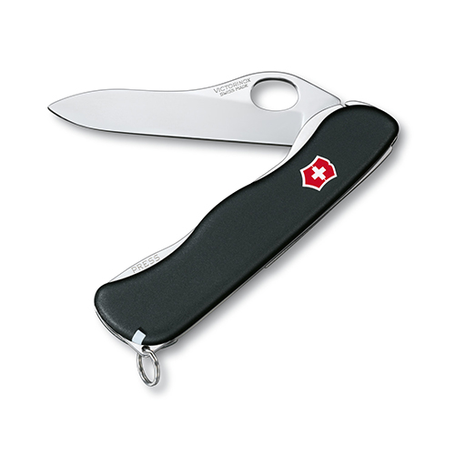 

Складной нож Victorinox SENTINEL 111мм/4функ/черн.мат /одноруч/lock Vx08413.M3