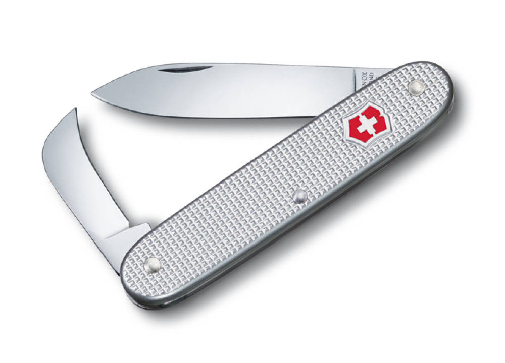 

Складной нож Victorinox SWISS ARMY 2 93мм/1сл/2функ/рифл.сереб Vx08060.26