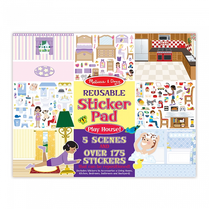 

Набор многоразовых наклеек "Мой дом" Melissa & Doug (MD14197)