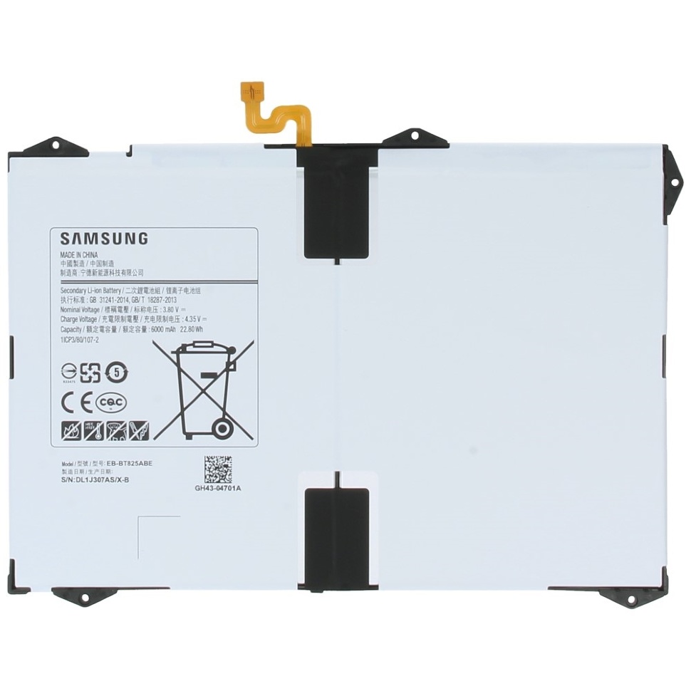 

Аккумулятор для Samsung Galaxy Tab S3 9.7 T820, T825, EB-BT825ABE 6000mAh original PRC