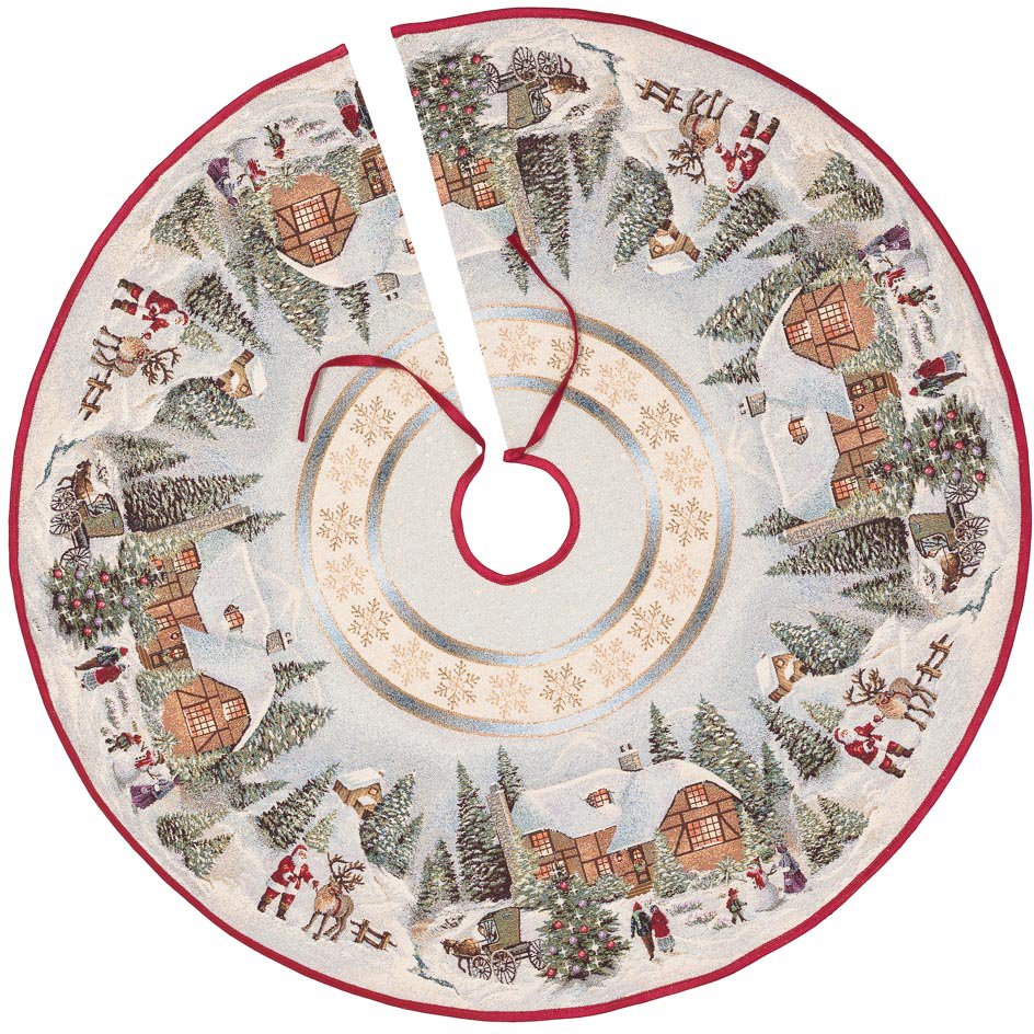 

Покрывало под елку Limaso новогоднее гобеленовое ROUND723-SD 90 см (ROZ6400053652)