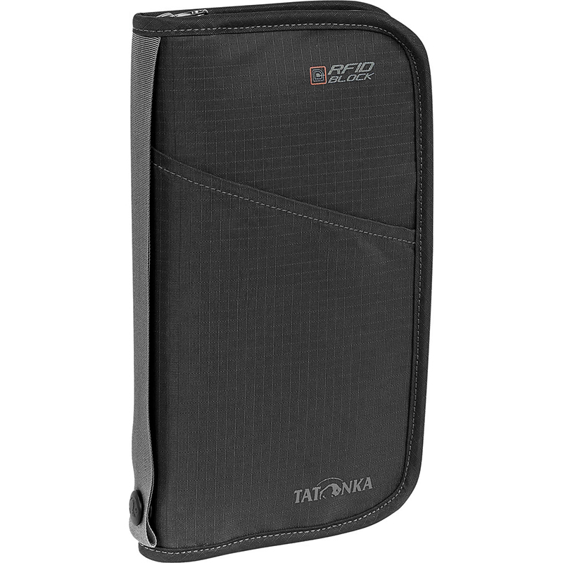 

Кошелек с защитой от считывания данных Tatonka Travel Zip RFID Block (23x13x3см), черный 2957.040