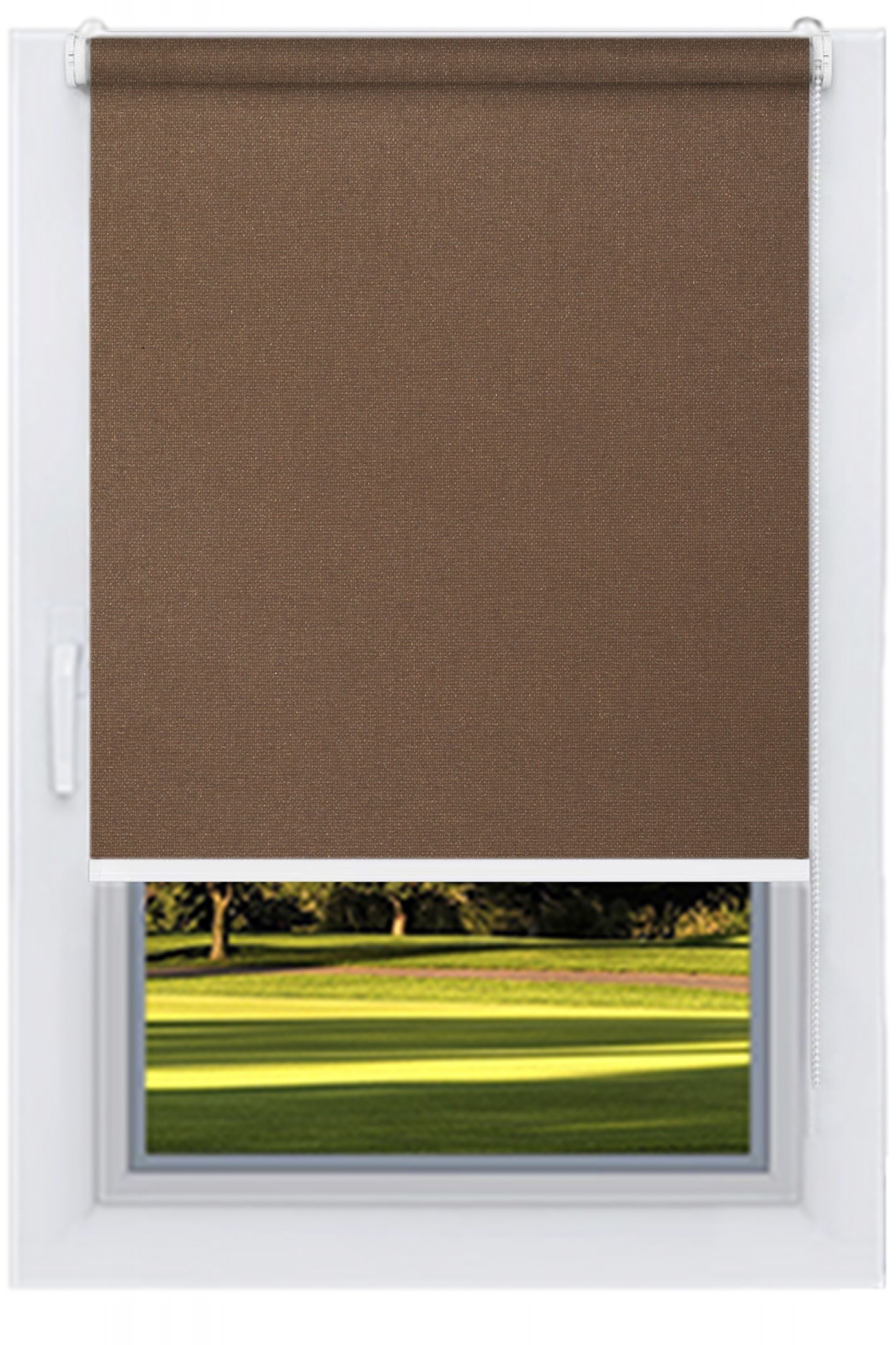 

Ролета тканевая DECOLUX 72х160 CAMILA Коричневый вал 19