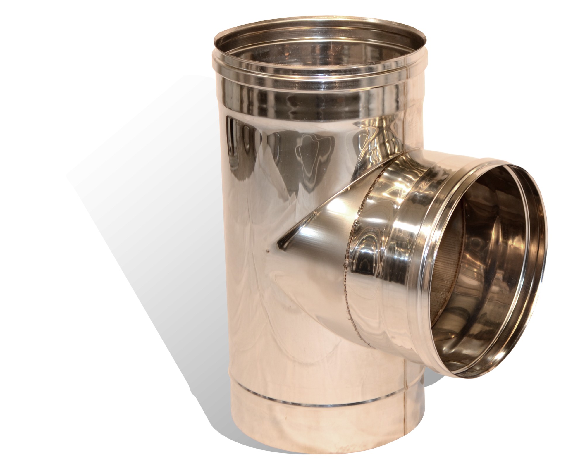 

Трійник із нержавіючої сталі Versia-Lux ф 230 мм кут 90 гр товщина 1 мм