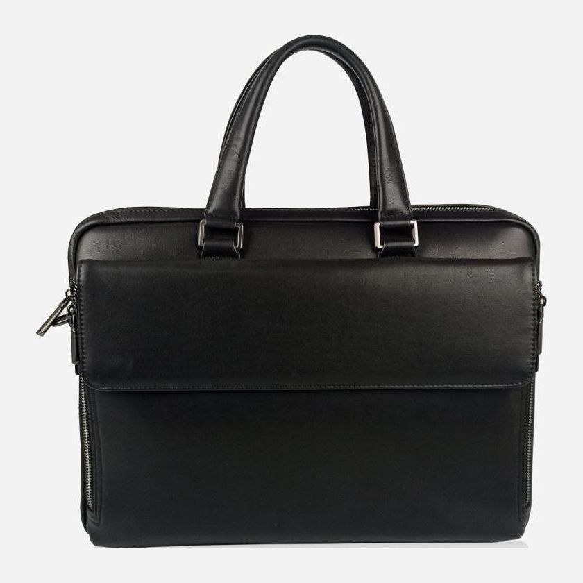 

Мужская сумка кожаная Tiding Bag SM8-21007-1A Черная