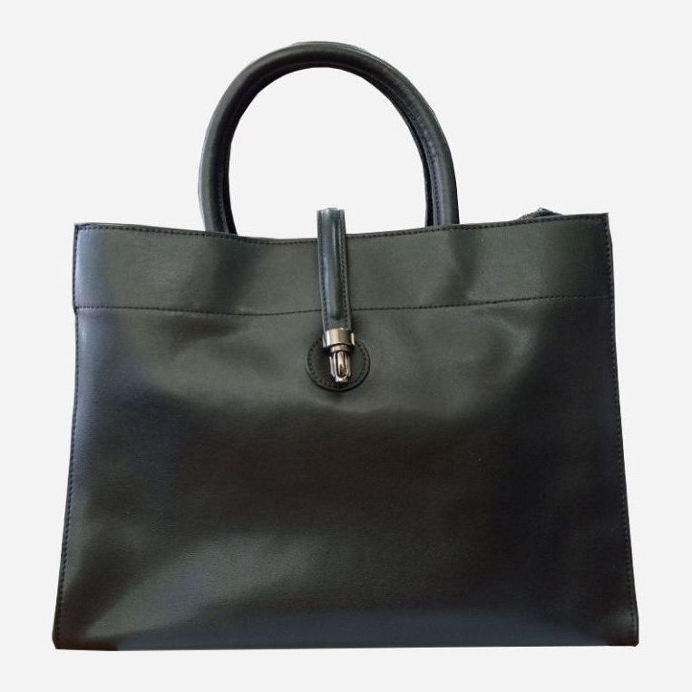 

Женская сумка кожаная Tiding Bag F-S-GR-883A Черная