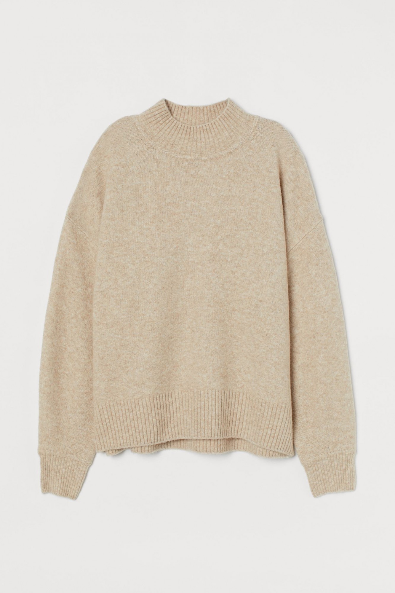 

Джемпер оверсайз H&M S Светло-бежевый 8742562wtr