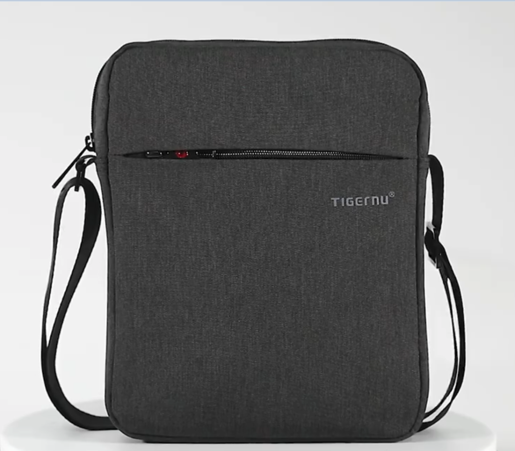 

Сумка мужская через плечо Tigernu TL Black Grey 9.6